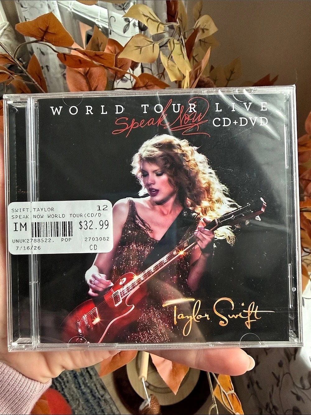 Taylor Swift Speak Now World Tour CD/DVD Sealed